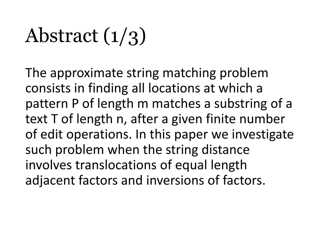 abstract 1 3