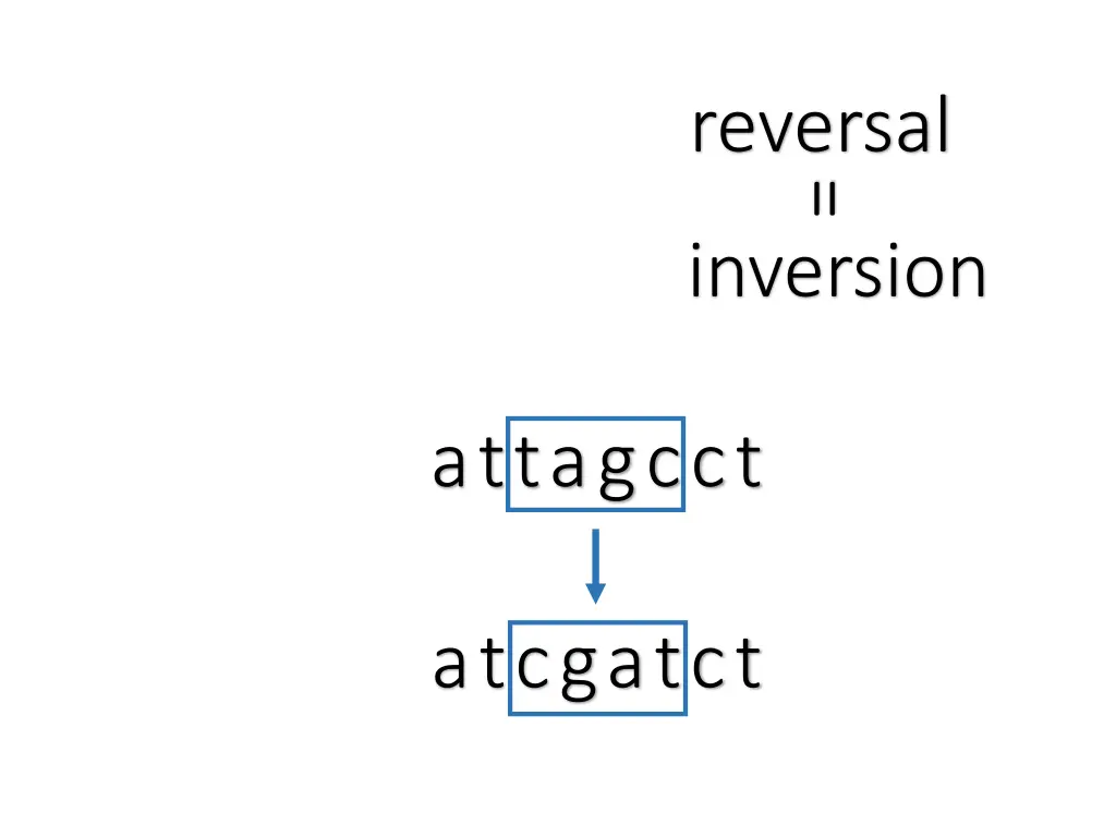 reversal