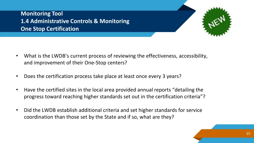 monitoring tool 1 4 administrative controls 2