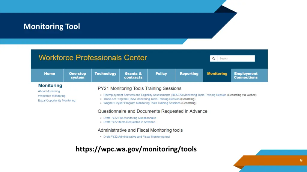 monitoring tool