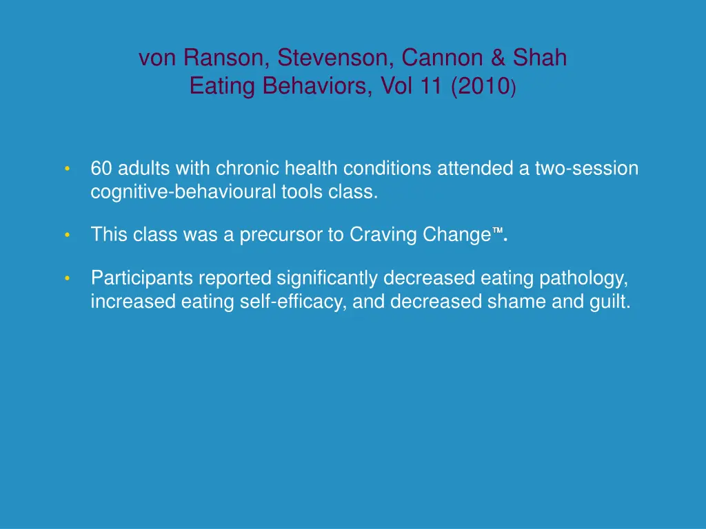 von ranson stevenson cannon shah eating behaviors
