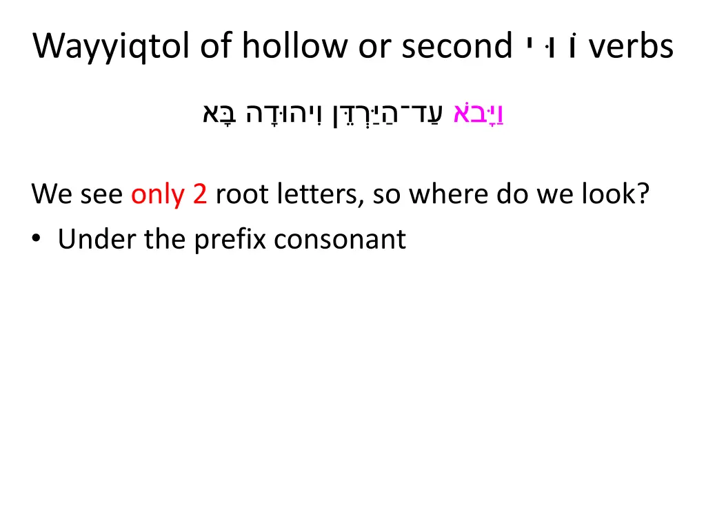 verbs 1