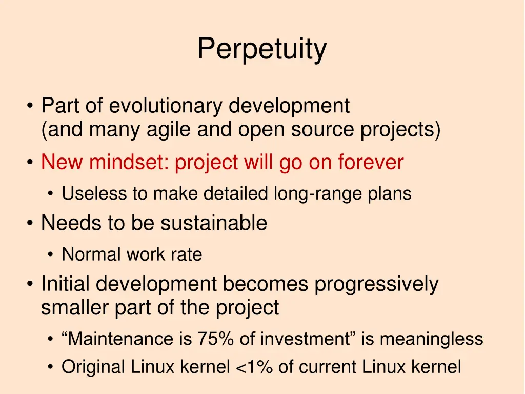 perpetuity