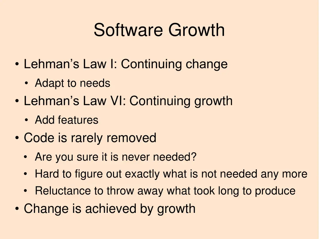 software growth