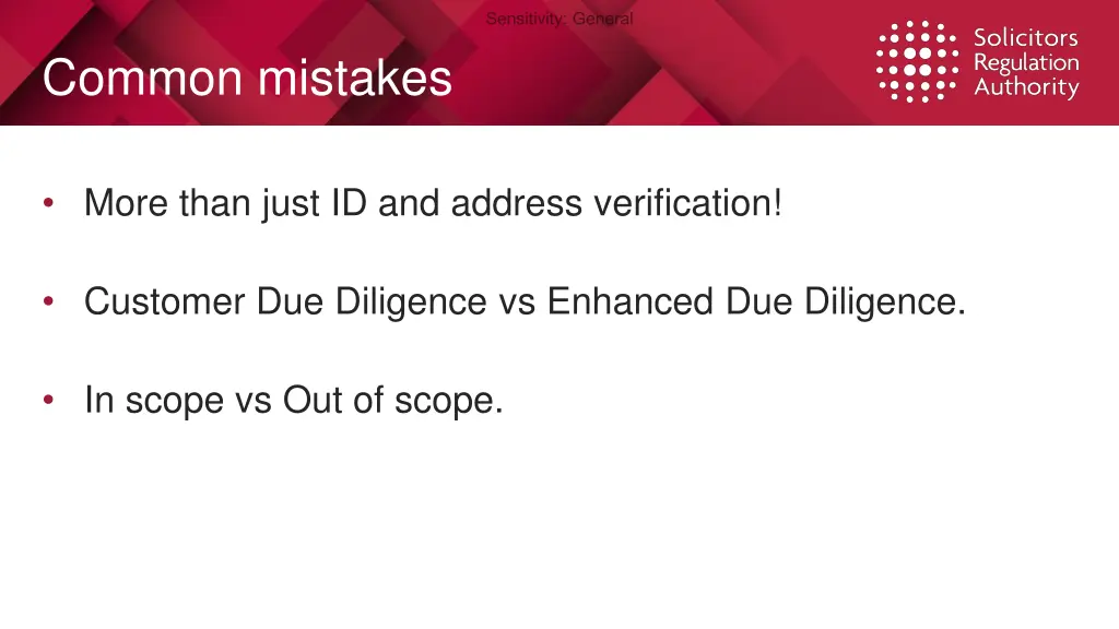 common mistakes