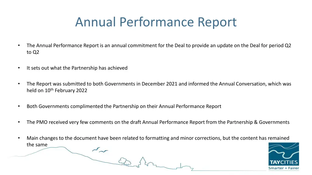 annual performance report
