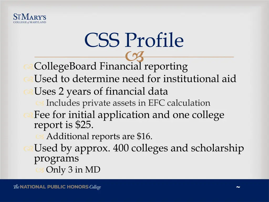 css profile
