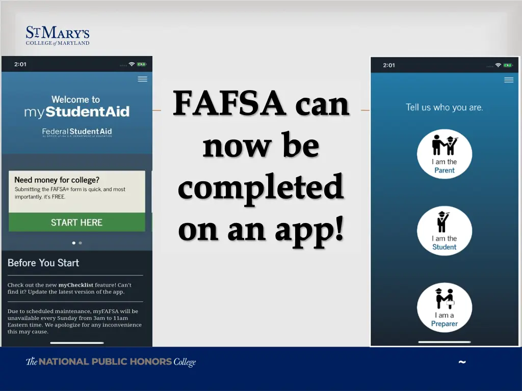 fafsa can now be completed on an app