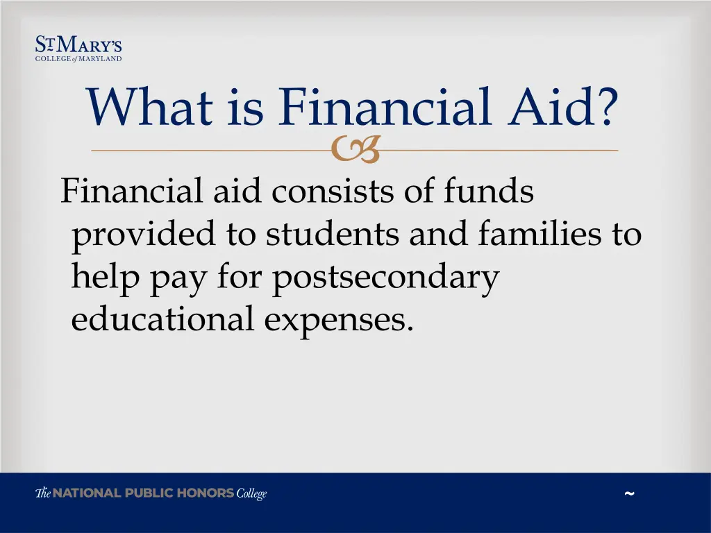 what is financial aid