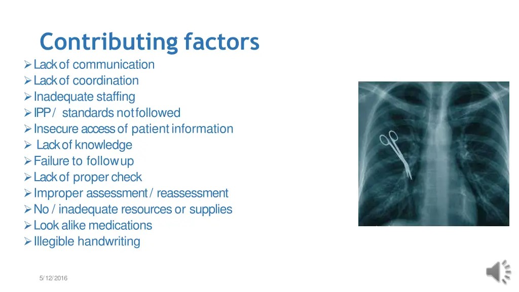 contributing factors lack of communication lack 1
