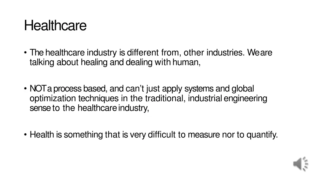healthcare