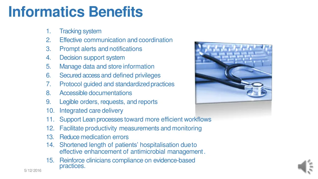 informatics benefits