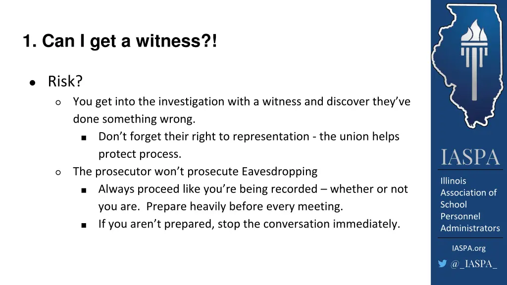 1 can i get a witness 2