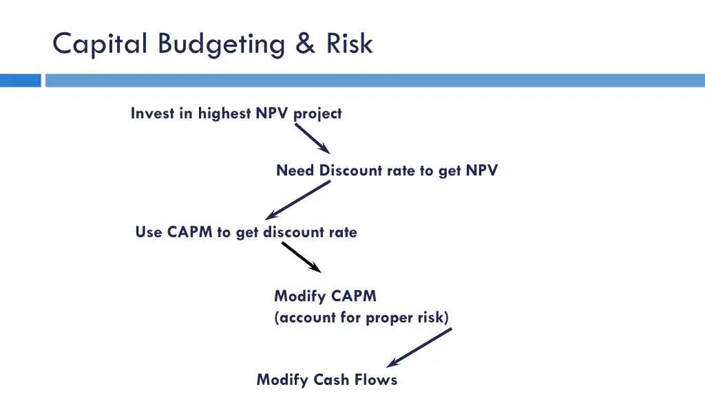 capital budgeting risk