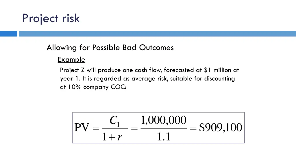project risk