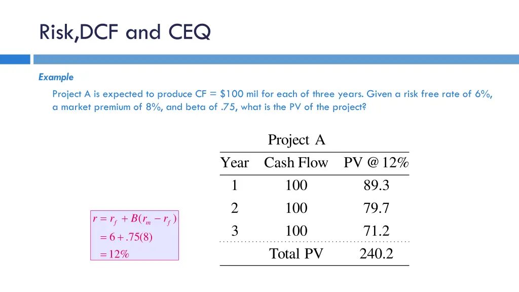 risk dcf and ceq 3