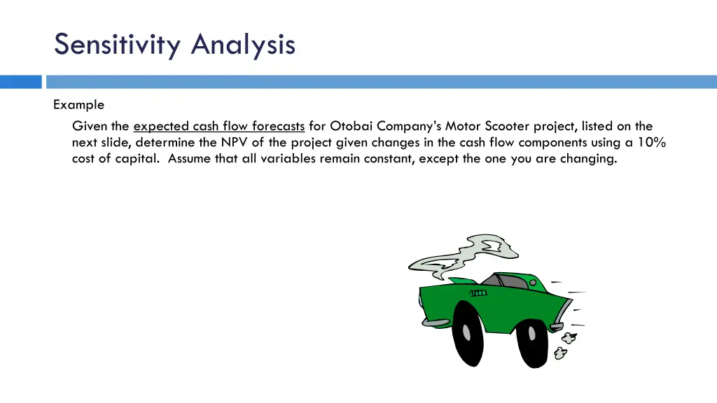sensitivity analysis
