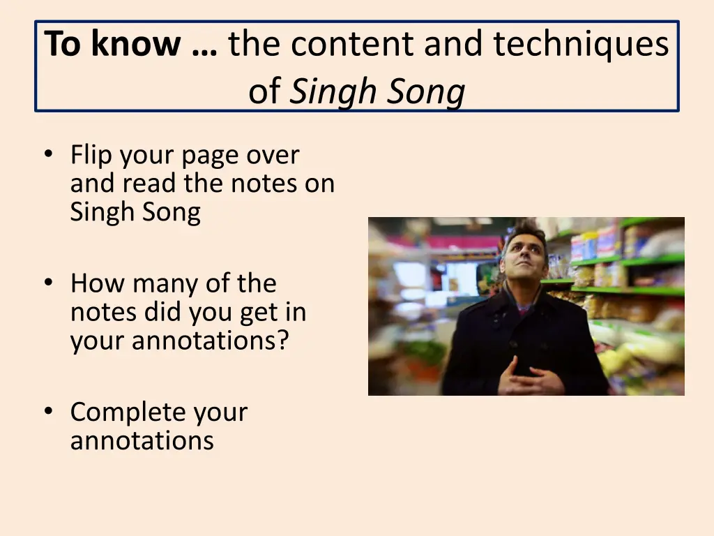 to know the content and techniques of singh song