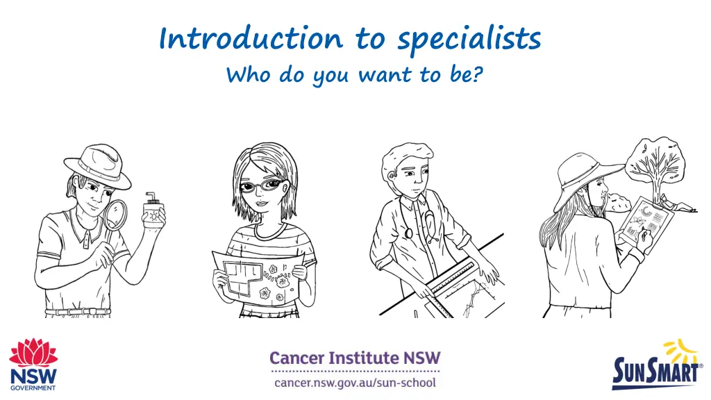 introduction to specialists who do you want to be