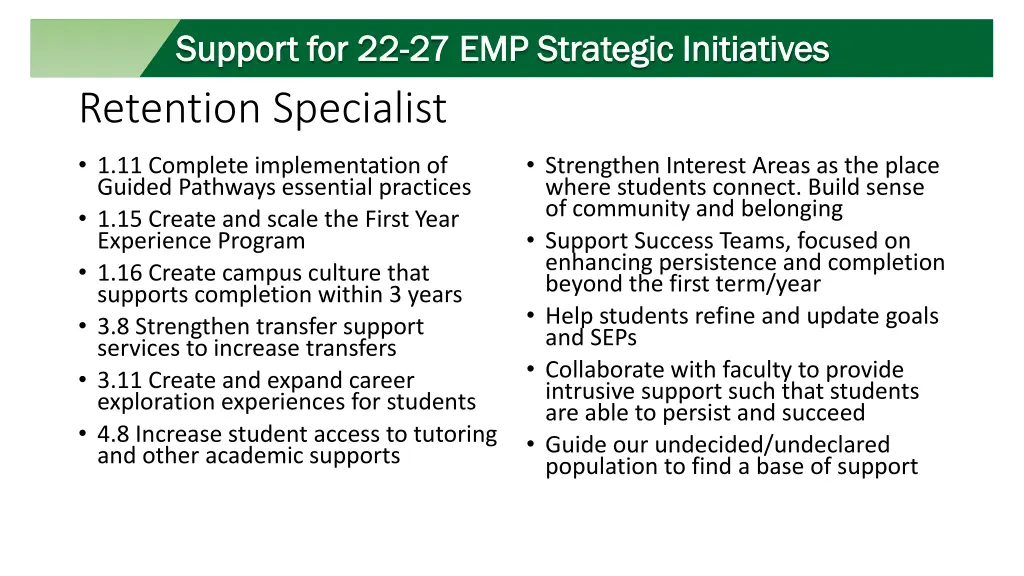 support for 22 support for 22 27 emp strategic