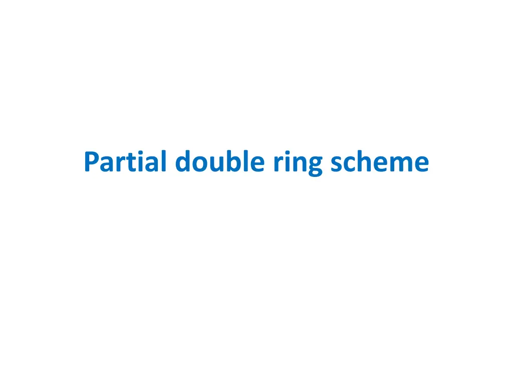 partial double ring scheme