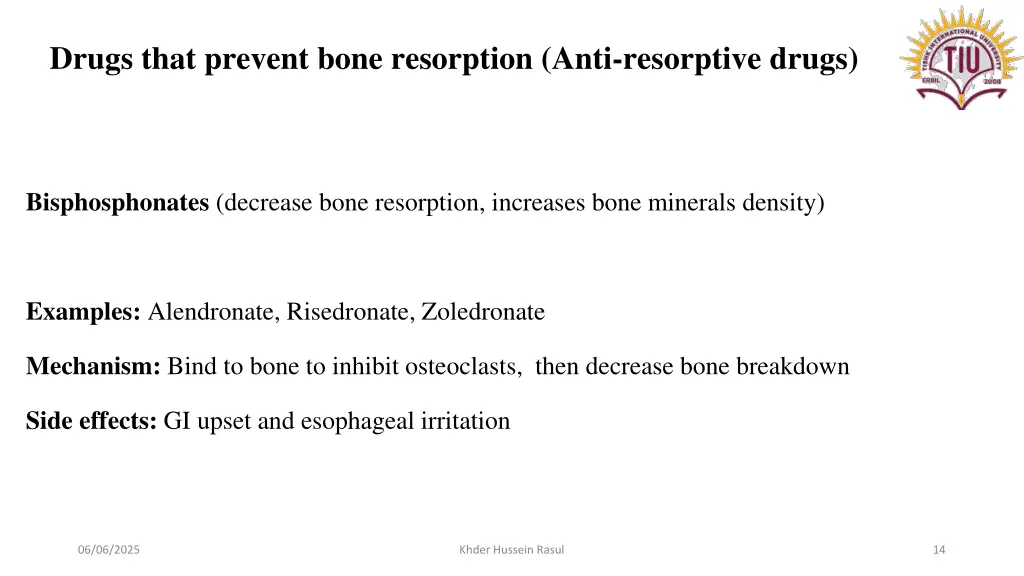 drugs that prevent bone resorption anti 2