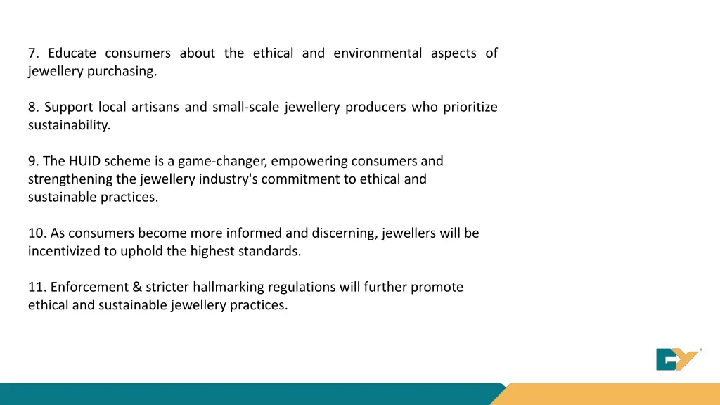 7 educate consumers about the ethical