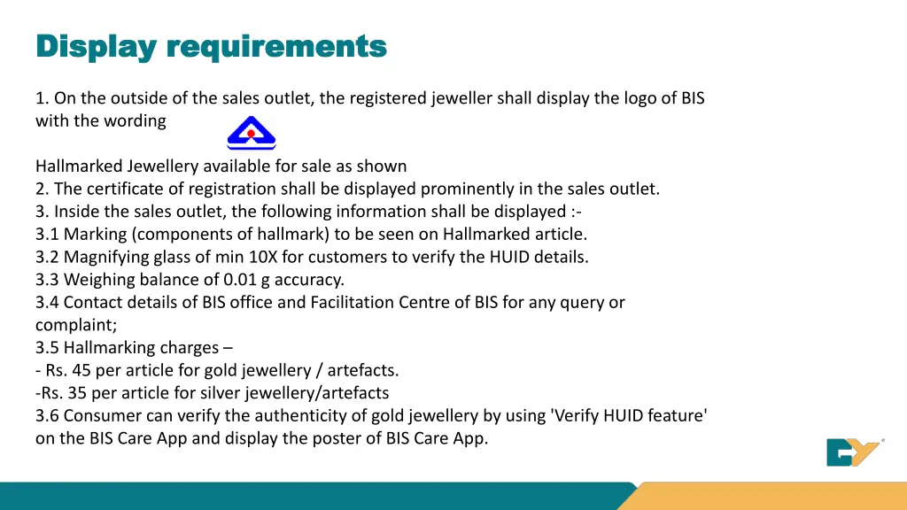 display requirements display requirements