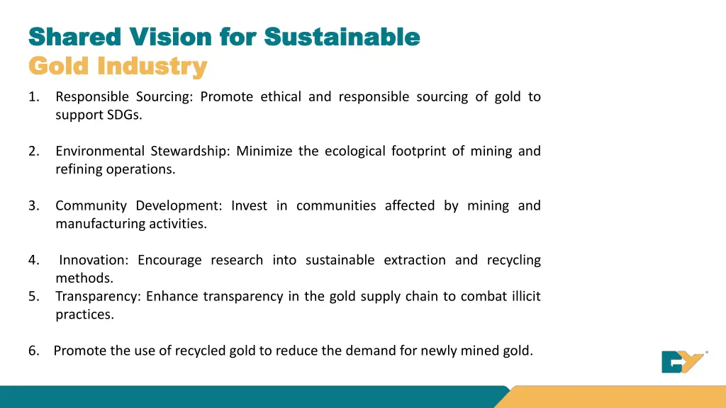 shared vision for sustainable shared vision