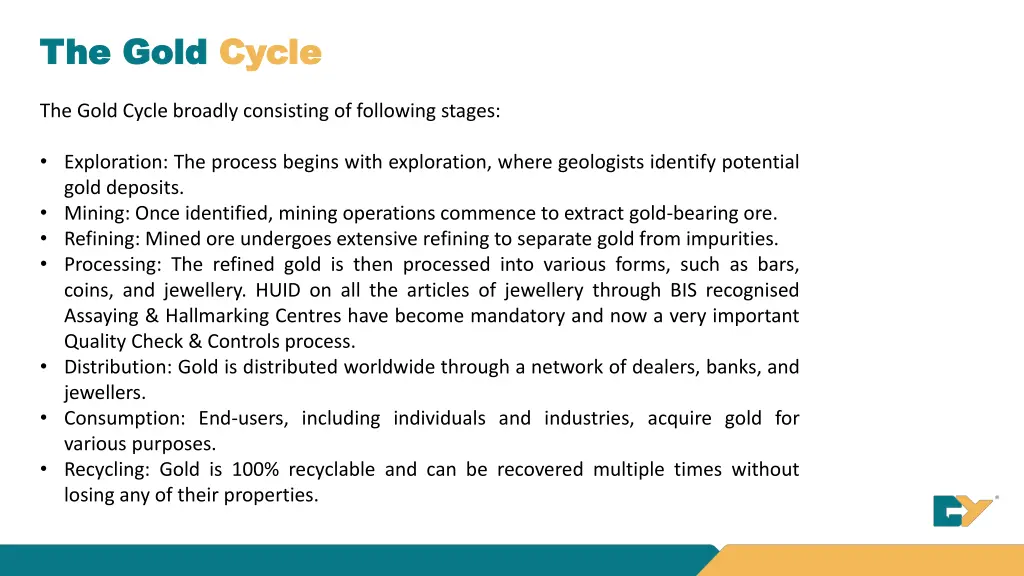 the gold the gold cycle