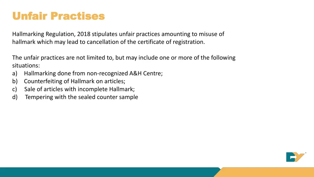 unfair practises unfair practises