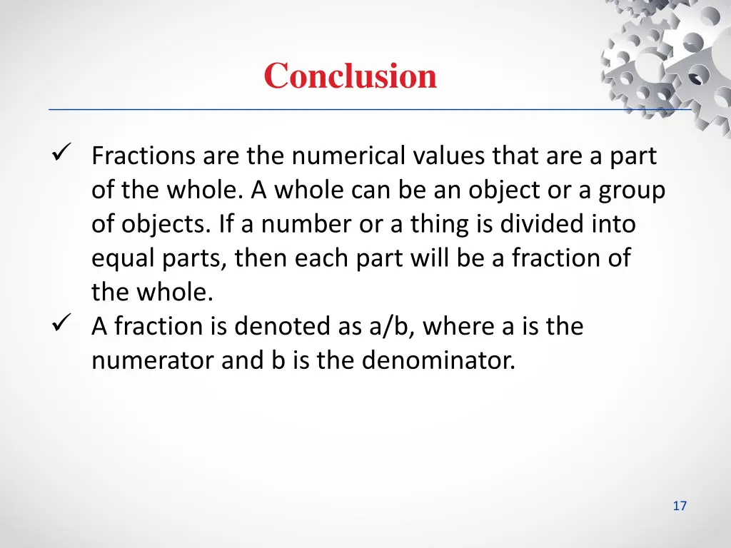 conclusion
