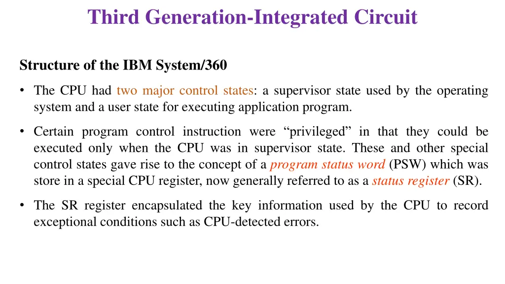 third generation integrated circuit 4