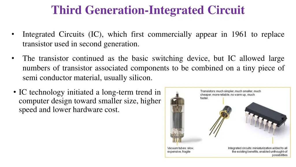 third generation integrated circuit