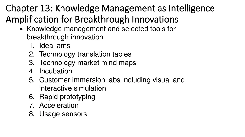 chapter 13 knowledge management as intelligence 5