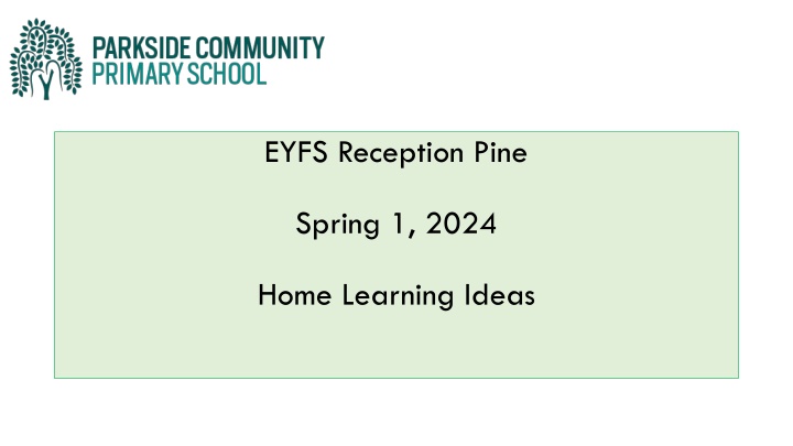 eyfs reception pine