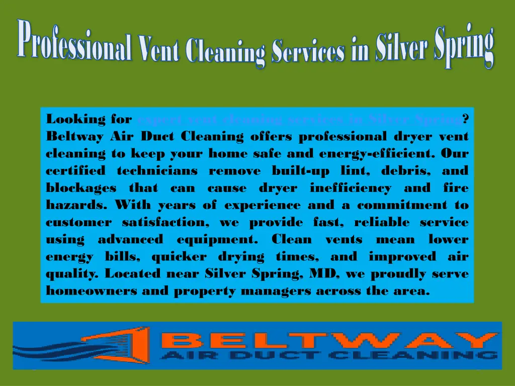 professional vent cleaning services in silver 3