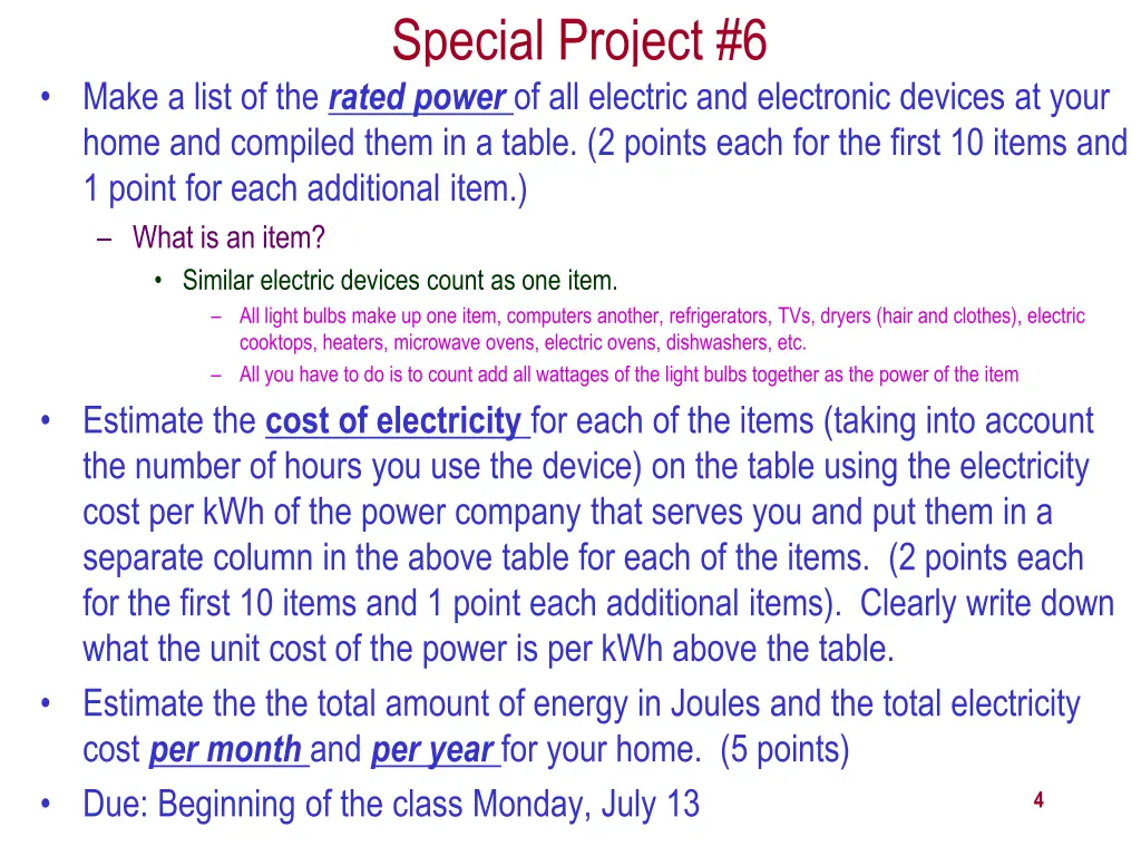 special project 6