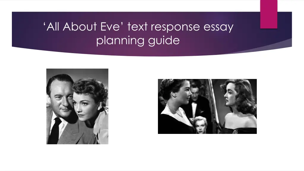 all about eve text response essay planning guide
