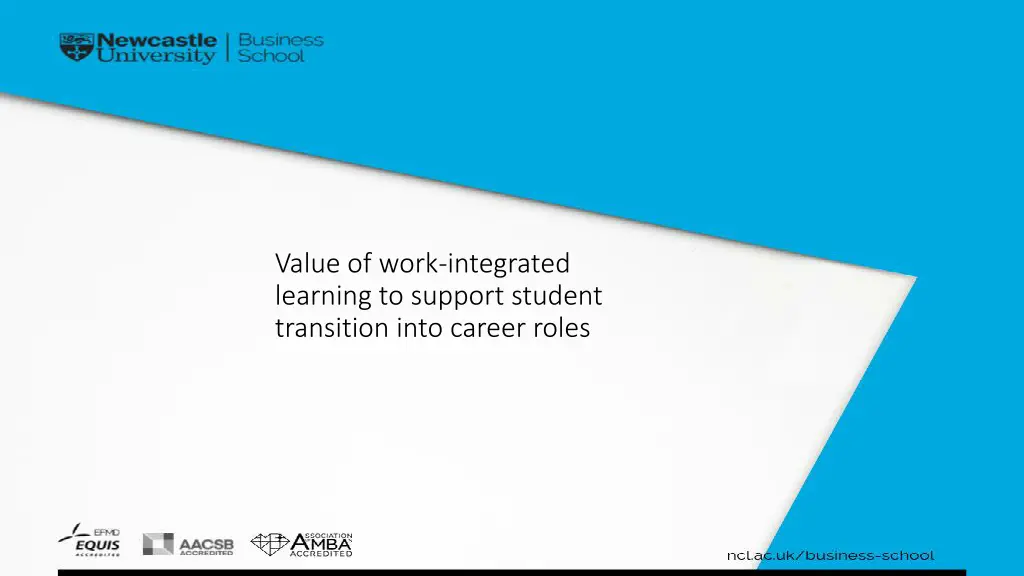 value of work integrated learning to support