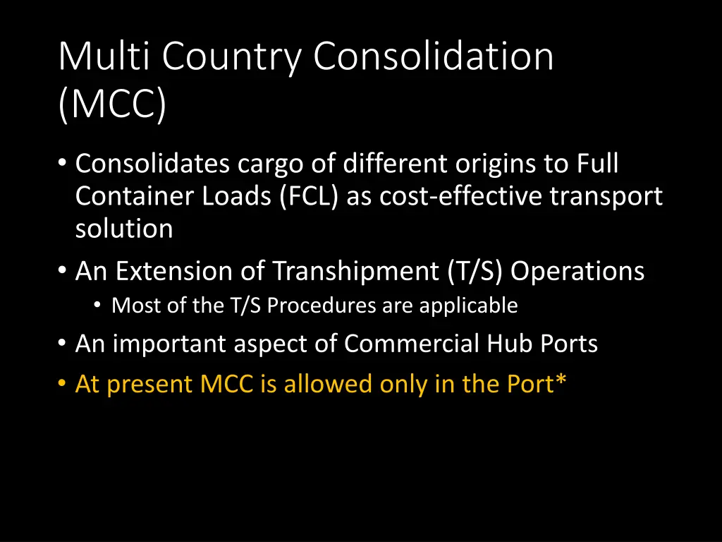 multi country consolidation mcc