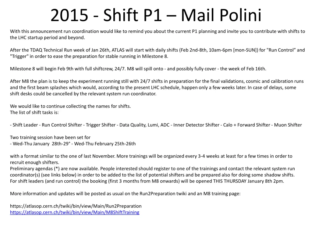 2015 shift p1 mail polini