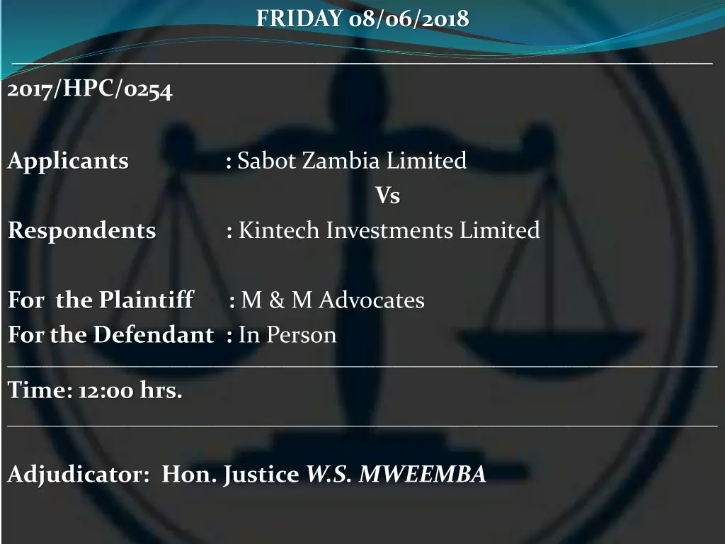 friday 08 06 2018 8
