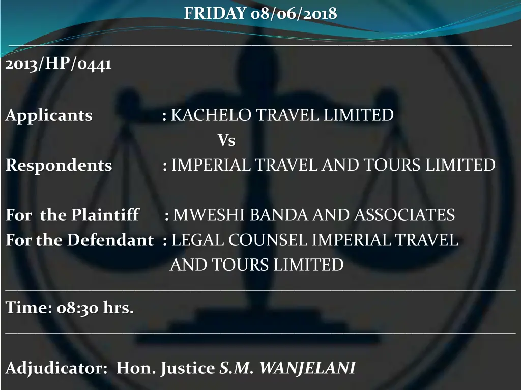 friday 08 06 2018