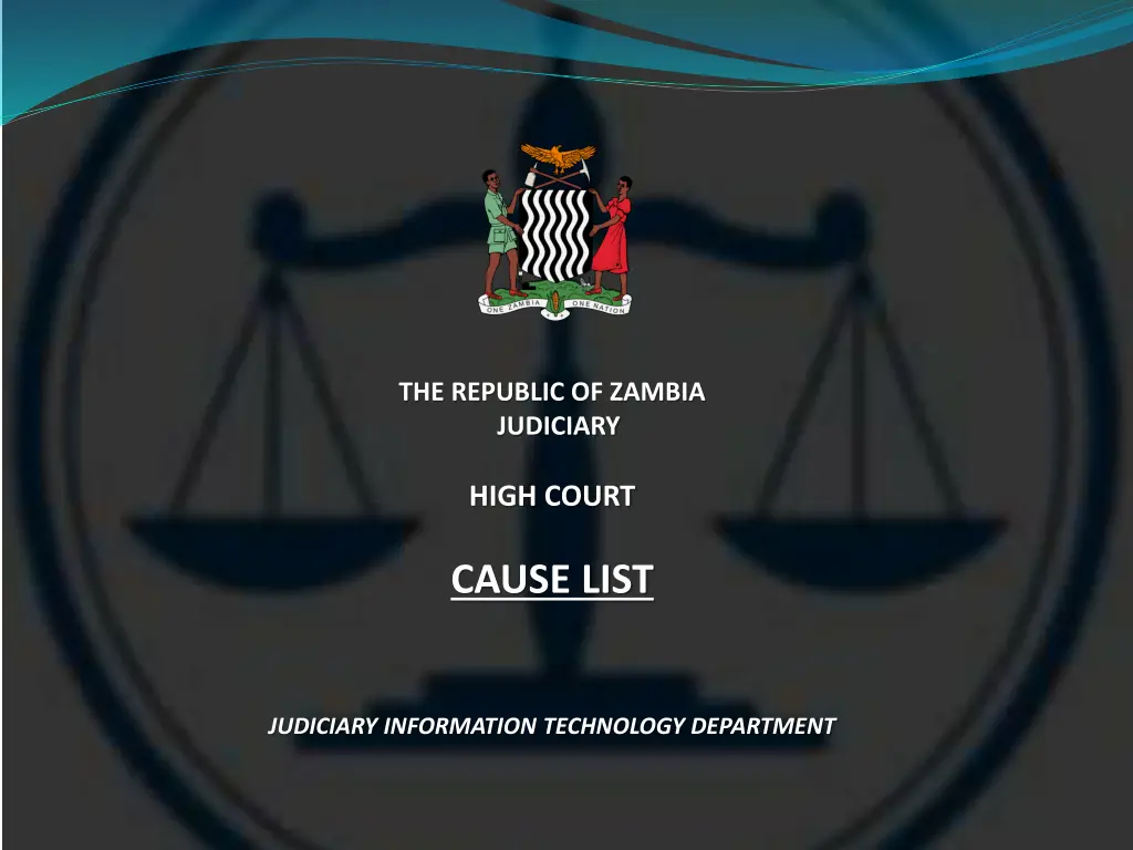 the republic of zambia judiciary