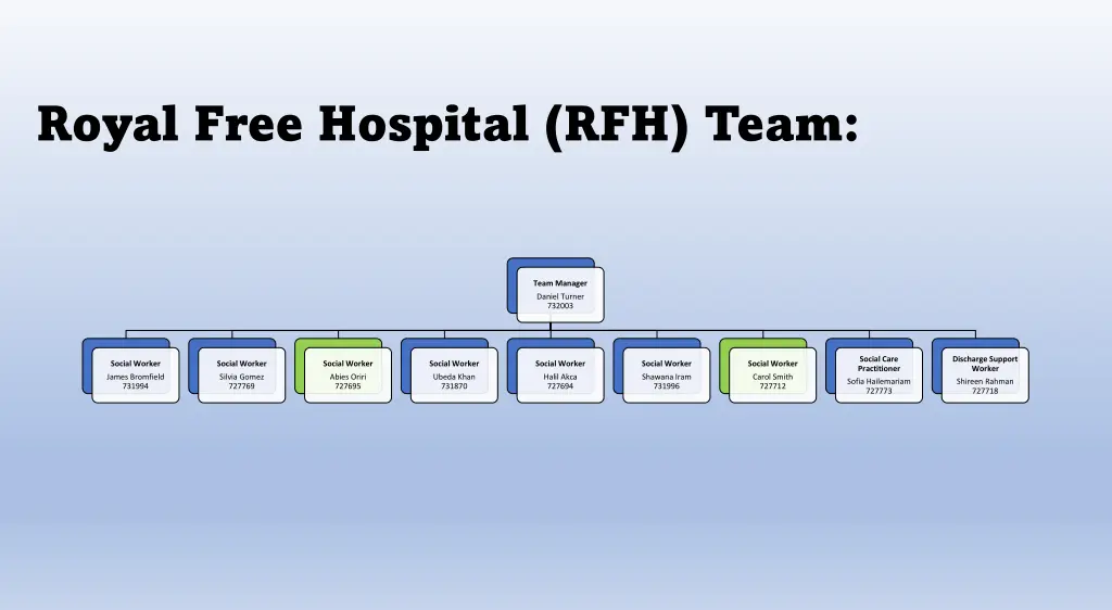 royal free hospital rfh team