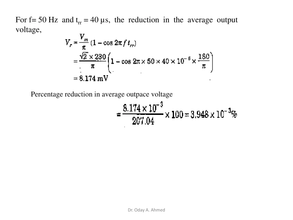 for f 50 hz and t rr 40 s the reduction