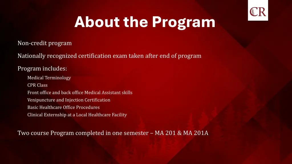 about the program