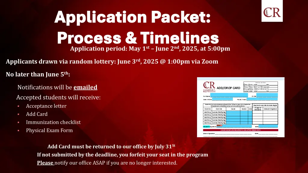 application packet application packet process 1