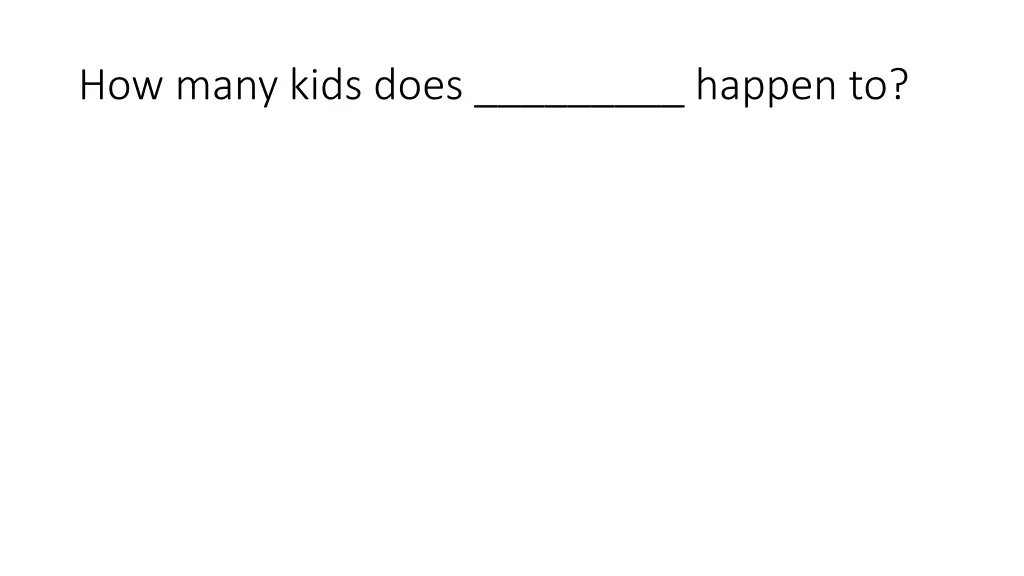 how many kids does happen to